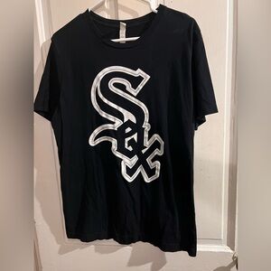 Jack Daniels Sponsored Chicago White Sox Black Print MLB T-Shirt  Size Large